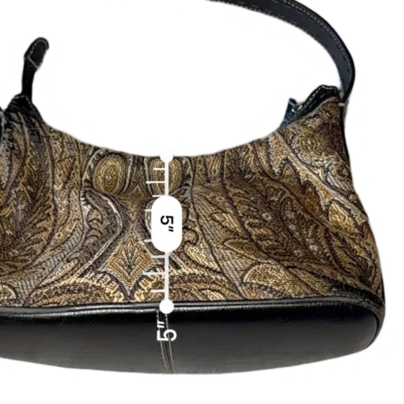 Fossil Paisley Tapestry Vintage Shoulder Bag - Picture 7 of 7